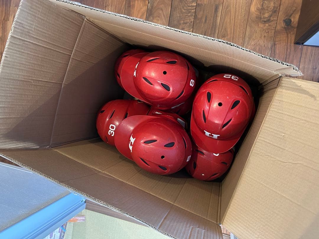 ミズノmizuno ソフトボールヘルメット 子供用9個 バッグ 1500円/1個