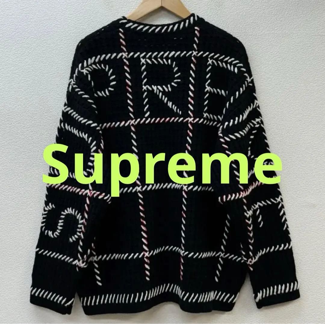 Supreme シュプリーム23SS Quilt Stitch Sweater