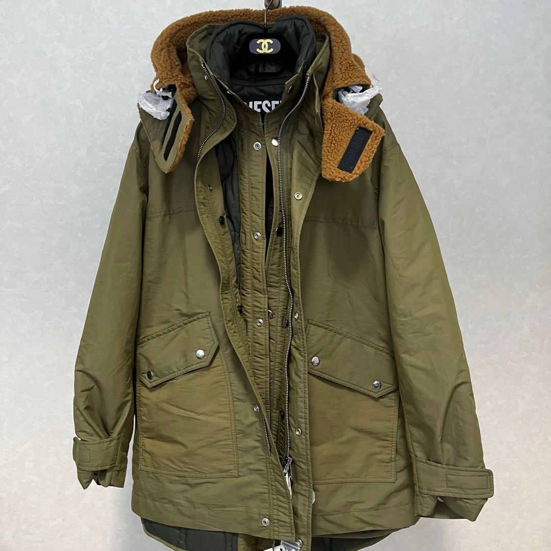 新品＊ディーゼル＊DIESEL＊D78 モッズコート ＊ライナー付＊M＊大きめ