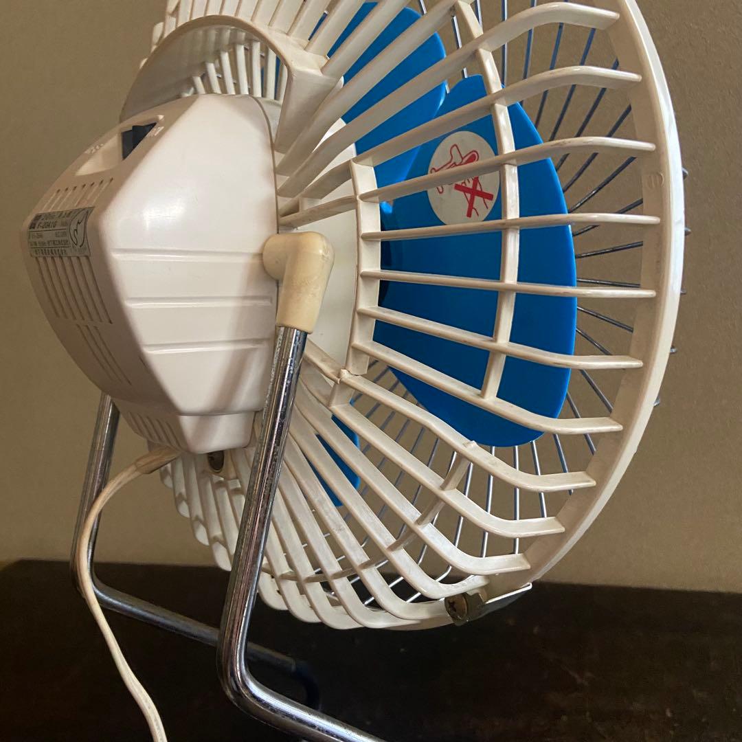 昭和レトロ　卓上扇風機　ナショナル　サーキュレーター　ミニ扇風機　箱、取説付き