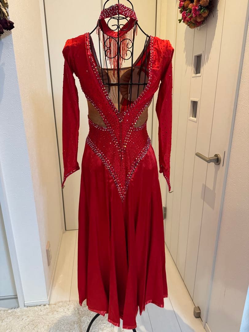 ダンスドレス　レッド
