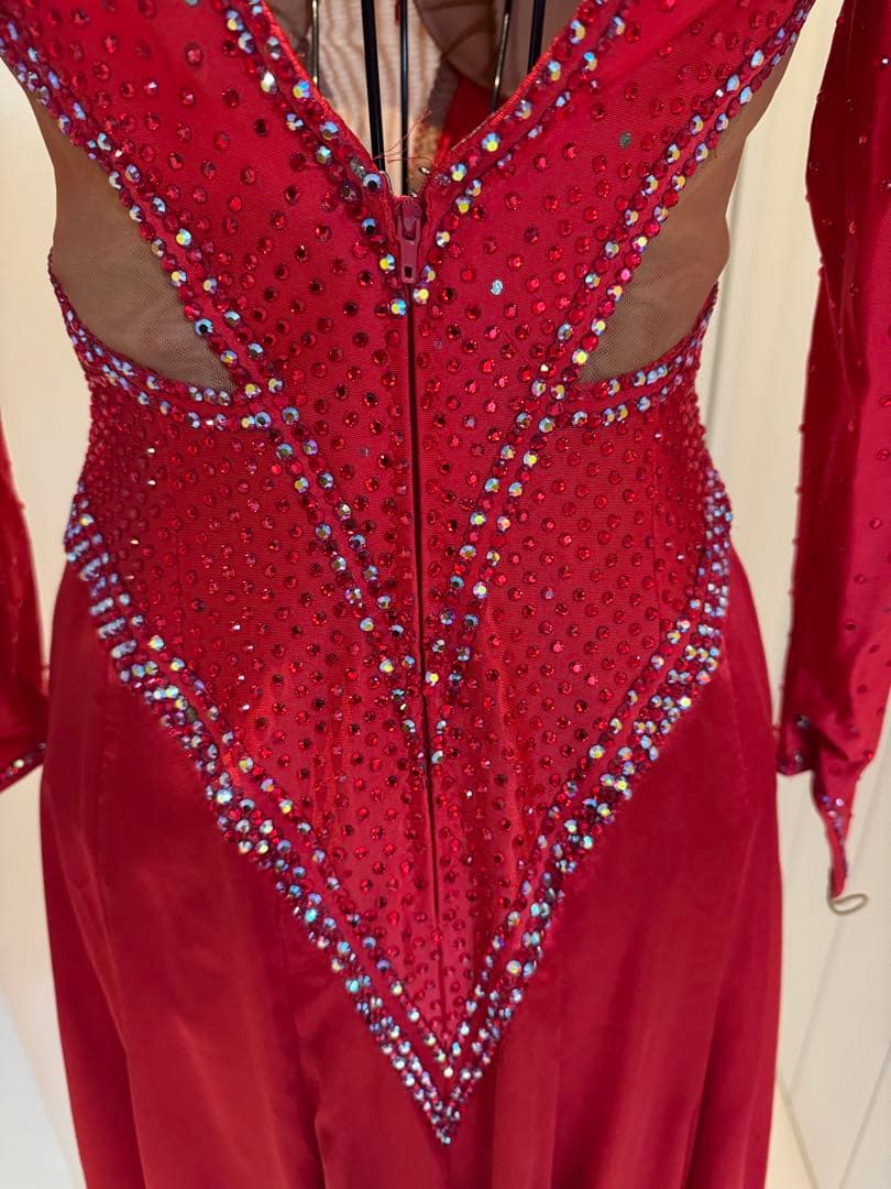 ダンスドレス　レッド