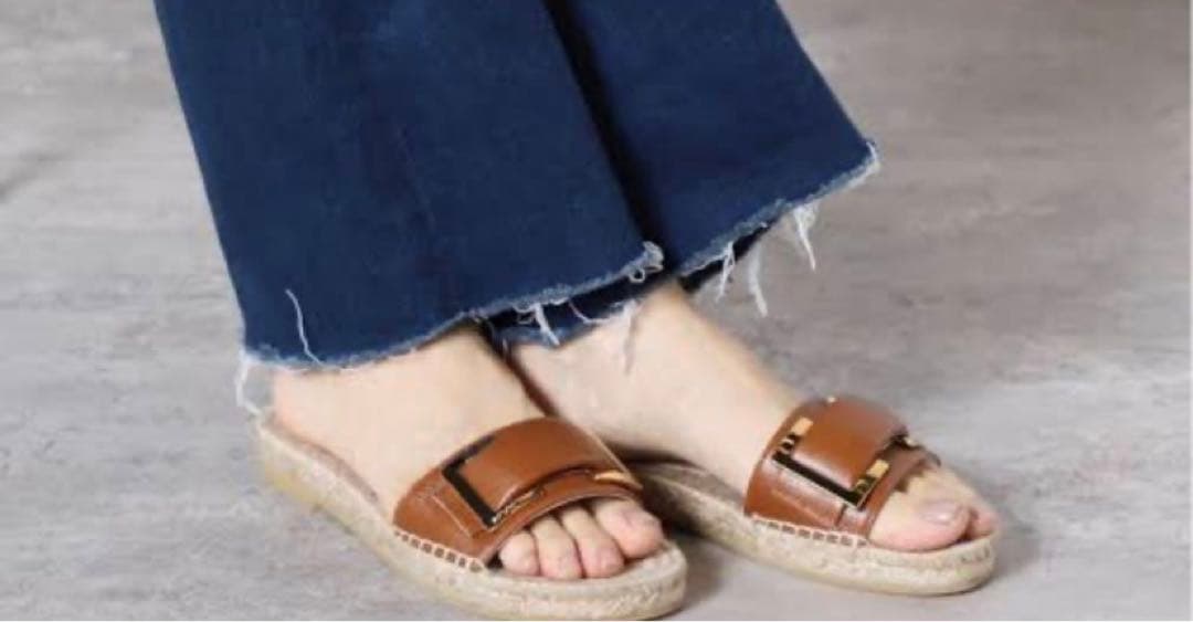 専用☆セルジオロッシ ☆エスパドリーユフラットサンダル38未使用ミュール