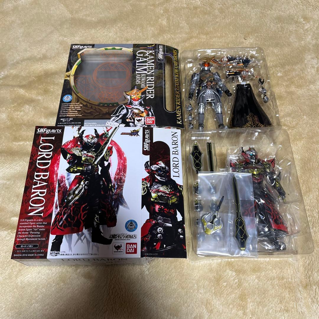 仮面ライダー鎧武①ガイムフィギュアーツ ７体セットS.H.Figuarts極美品