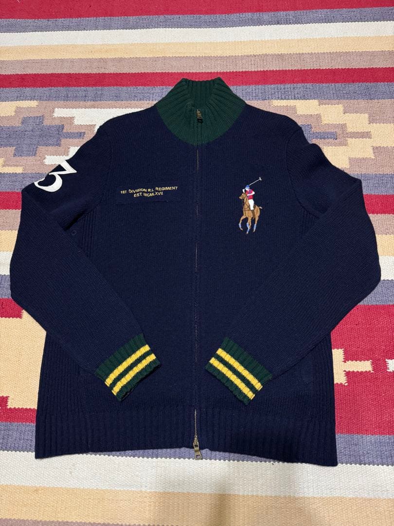 ポロバイラルフローレン ジップ ニット セーター