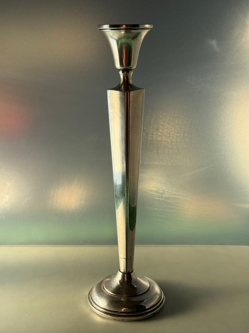 スターリング　キャンドルスタンド　燭台　セメントレインフォースド