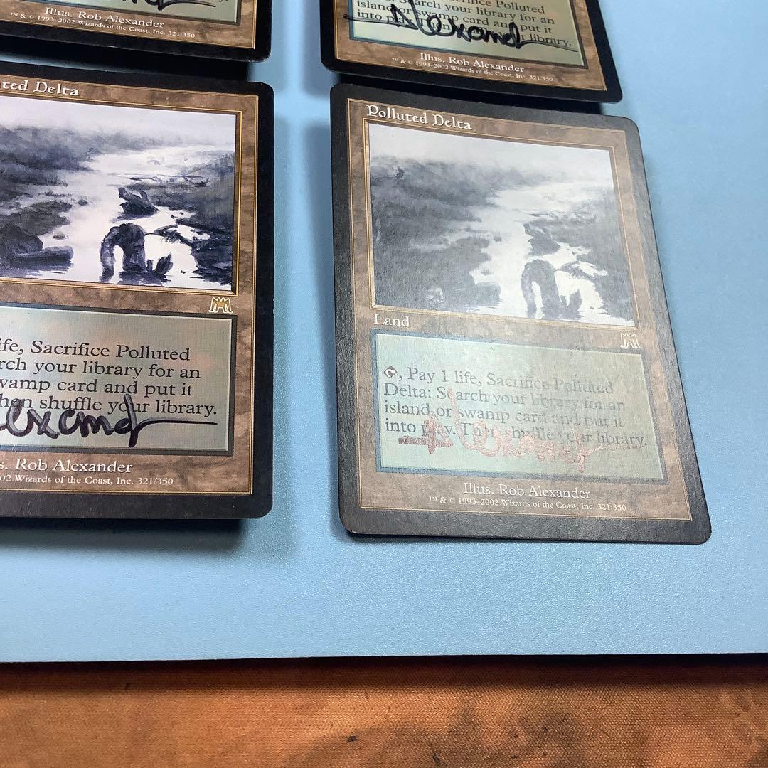 汚染された三角州/Polluted Delta ONS英語4枚セット　サインド