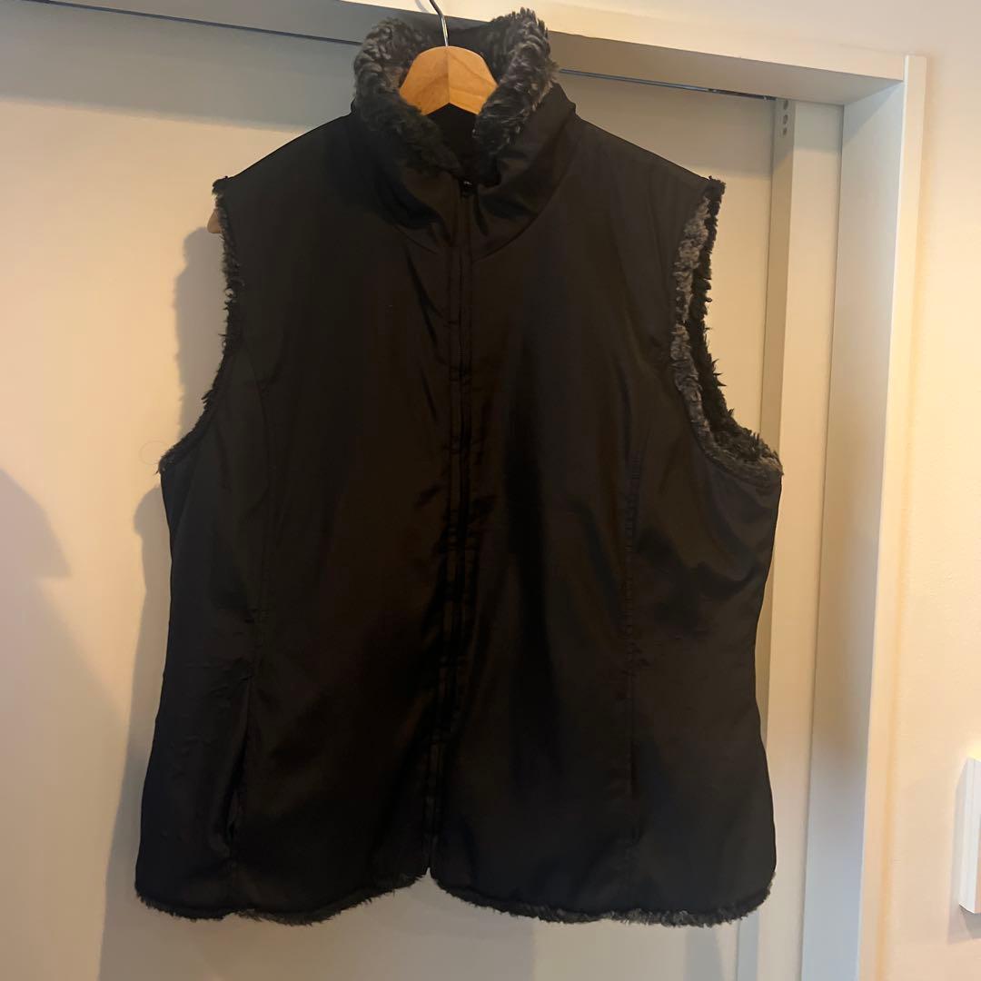 最終値下げKirsten Blazek ダークブラウン ファーベスト