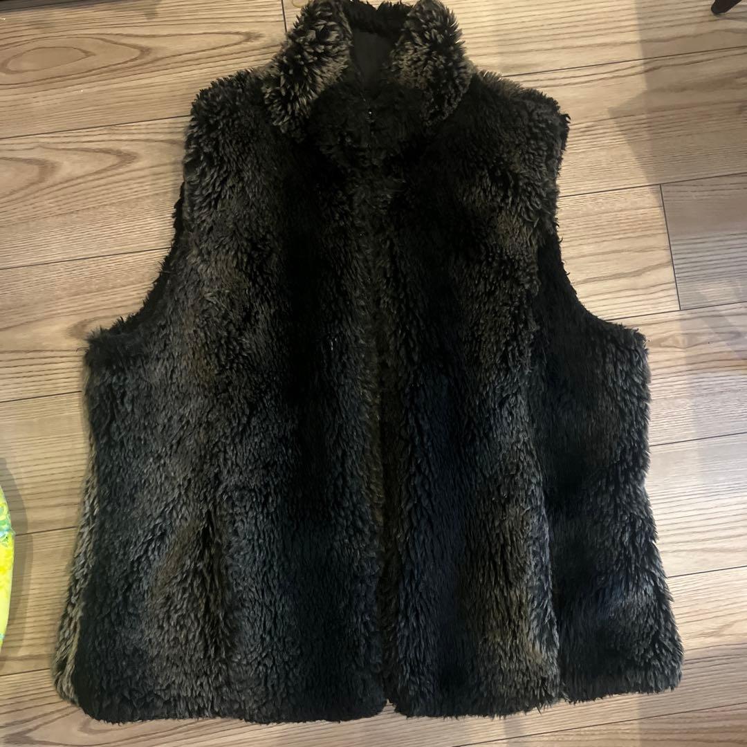 最終値下げKirsten Blazek ダークブラウン ファーベスト