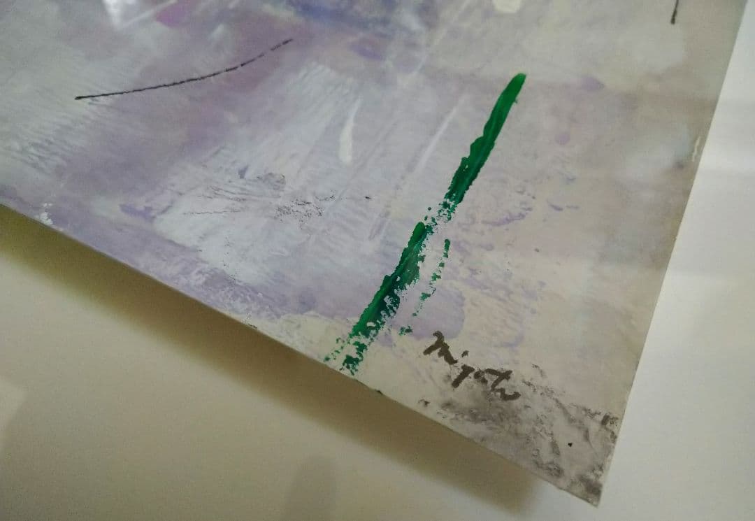 １点もの！アクリル・抽象画 特注品の立体額入り　#現代アー