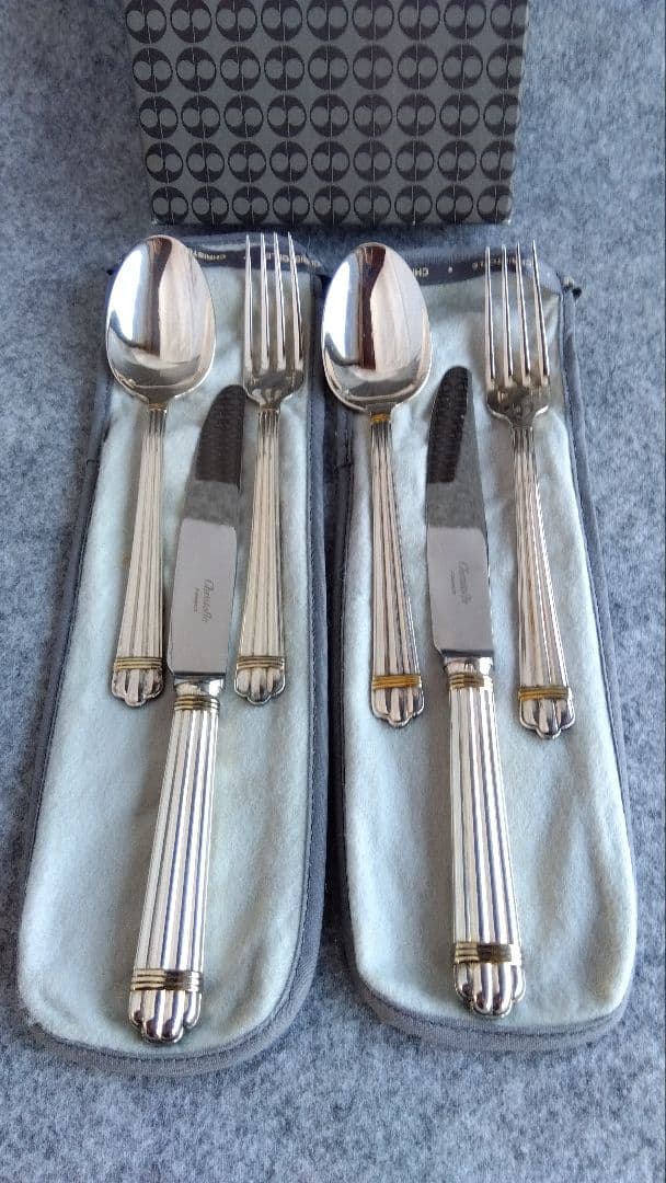 クリストフル アリアゴールドリング Christofle カトラリーセット 6点