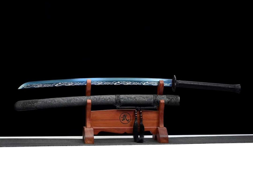 【屍竜冷炎】古兵器 武具 刀装具 日本刀　模造刀 居合刀 武士道 鑑賞用 美術刀