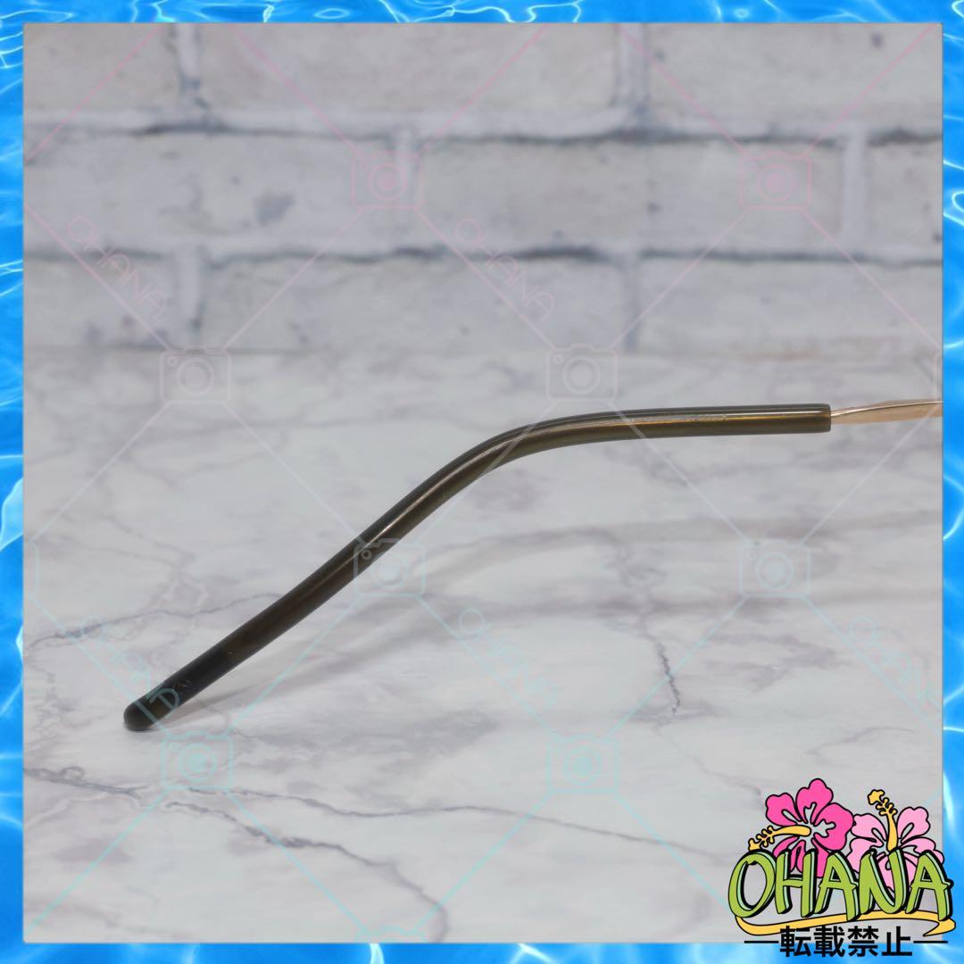 999.9／フォーナインズ M-43 ダークオリーブササ × ゴールド 眼鏡