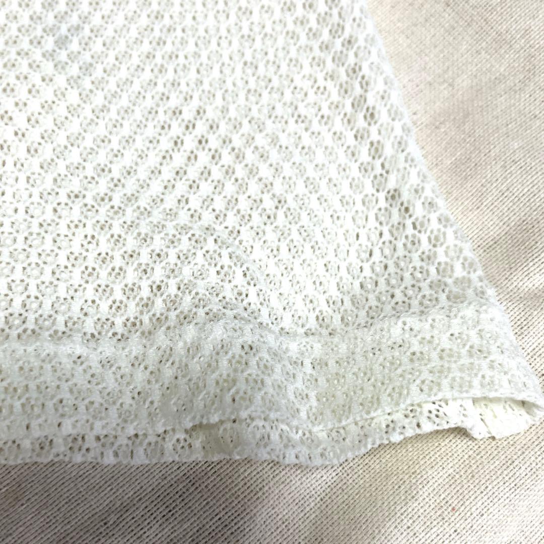 ドルチェ&ガッバーナ　D&G ホワイト メッシュ キャミソール Sサイズ