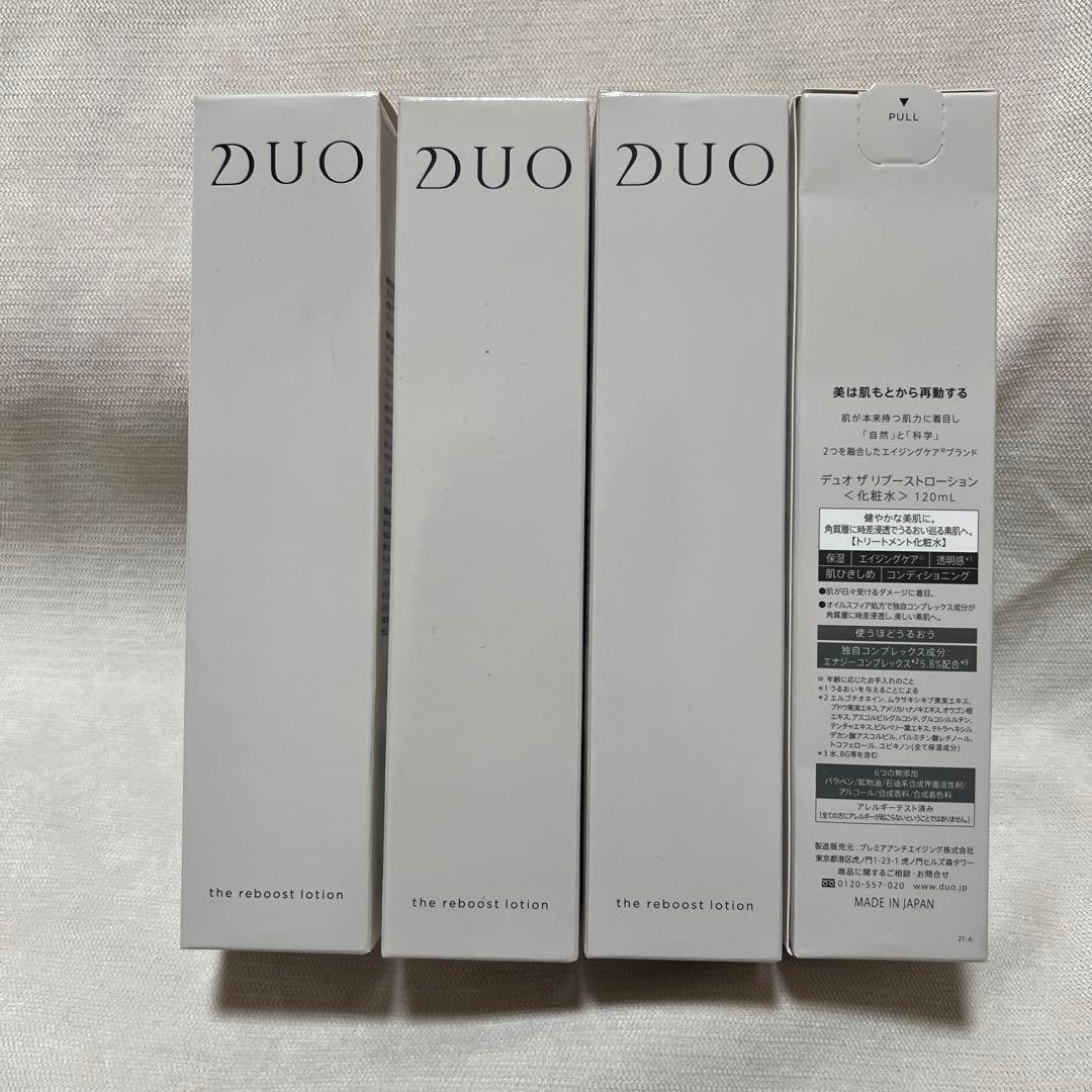 DUO デュオ　ザ　リブーストローションa 化粧水120ml×4本セット