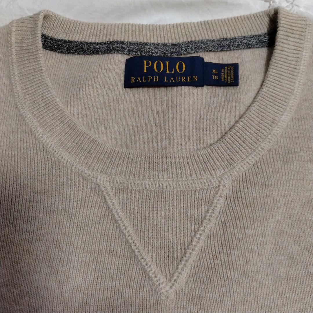 【Vガゼット 2XL】ポロ ラルフローレン スウェット トレーナー ロゴ刺繍