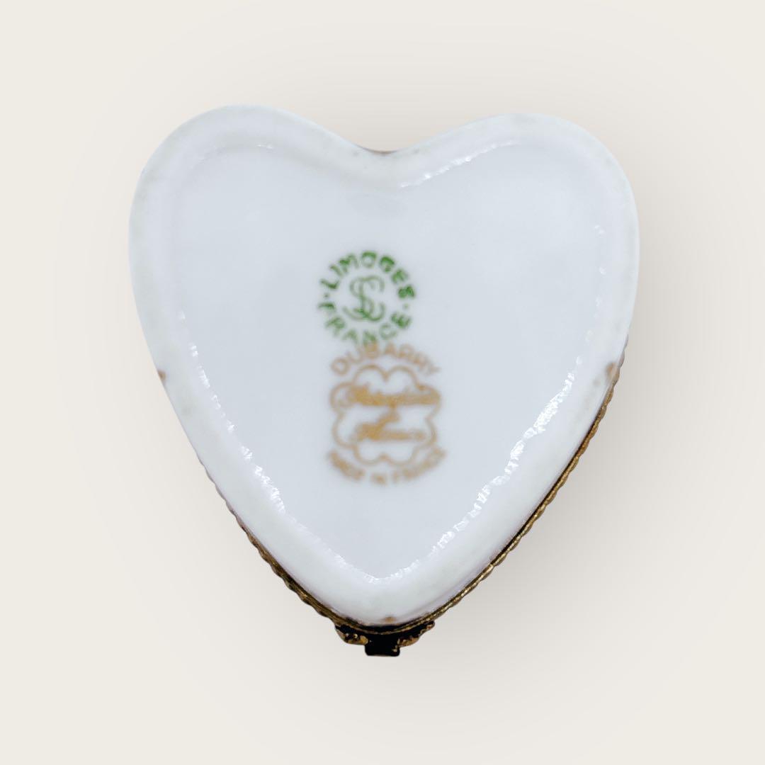 アンジェラママ様　LIMOGES リモージュ ハート型陶器ボックス プレゼント