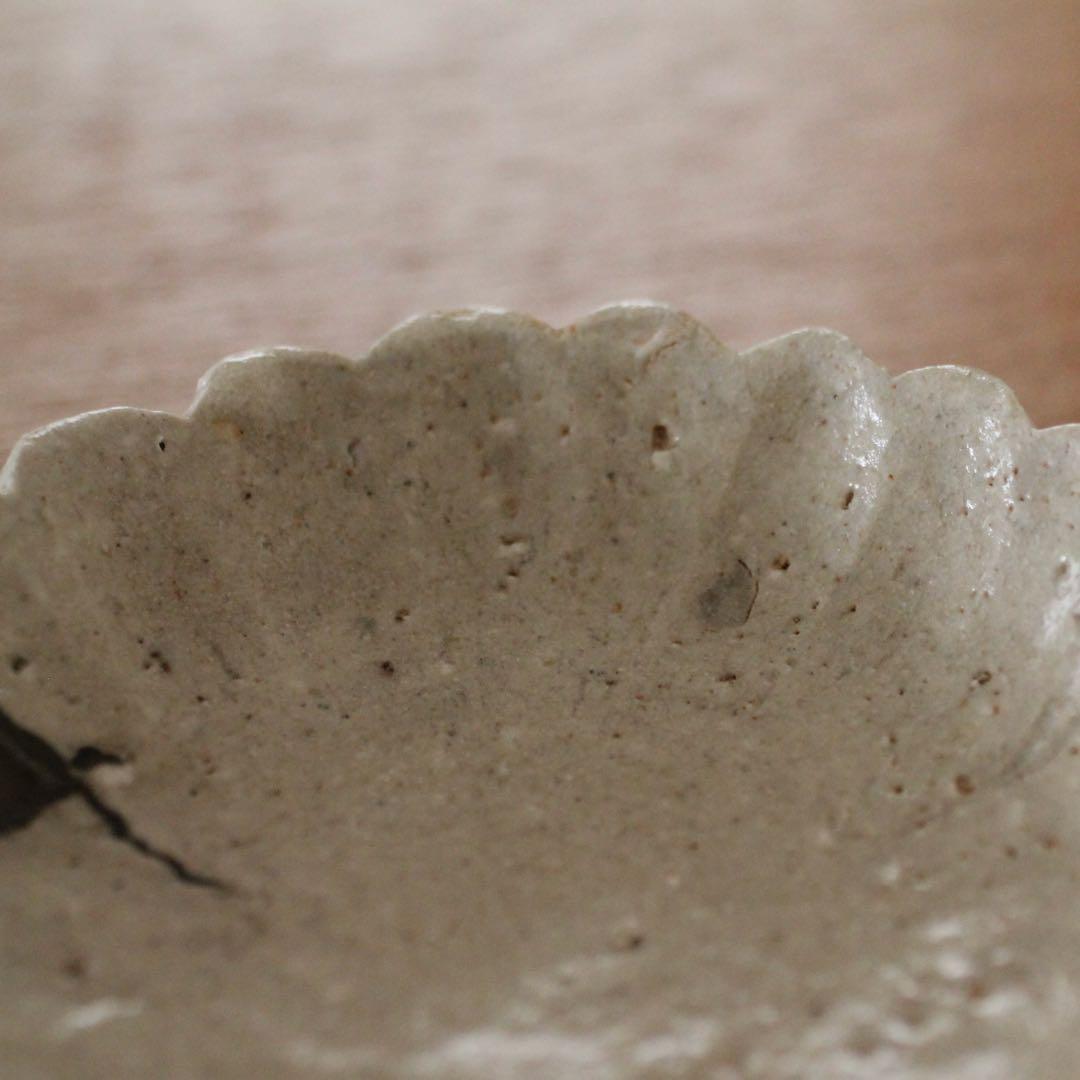 志野の小皿　骨董　古道具