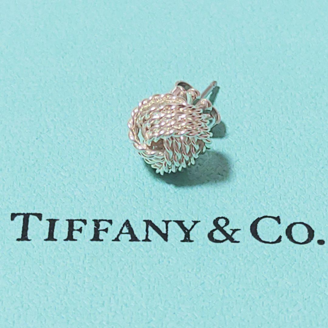 Tiffany サマセット ピアス 片耳のみ メッシュピアス 極美品