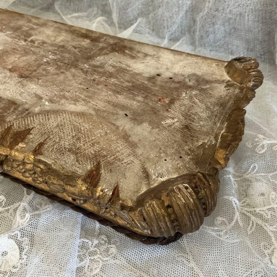 【重厚】フランス　アンティーク　ディスプレイ台　台座　ポワドレ　時計台