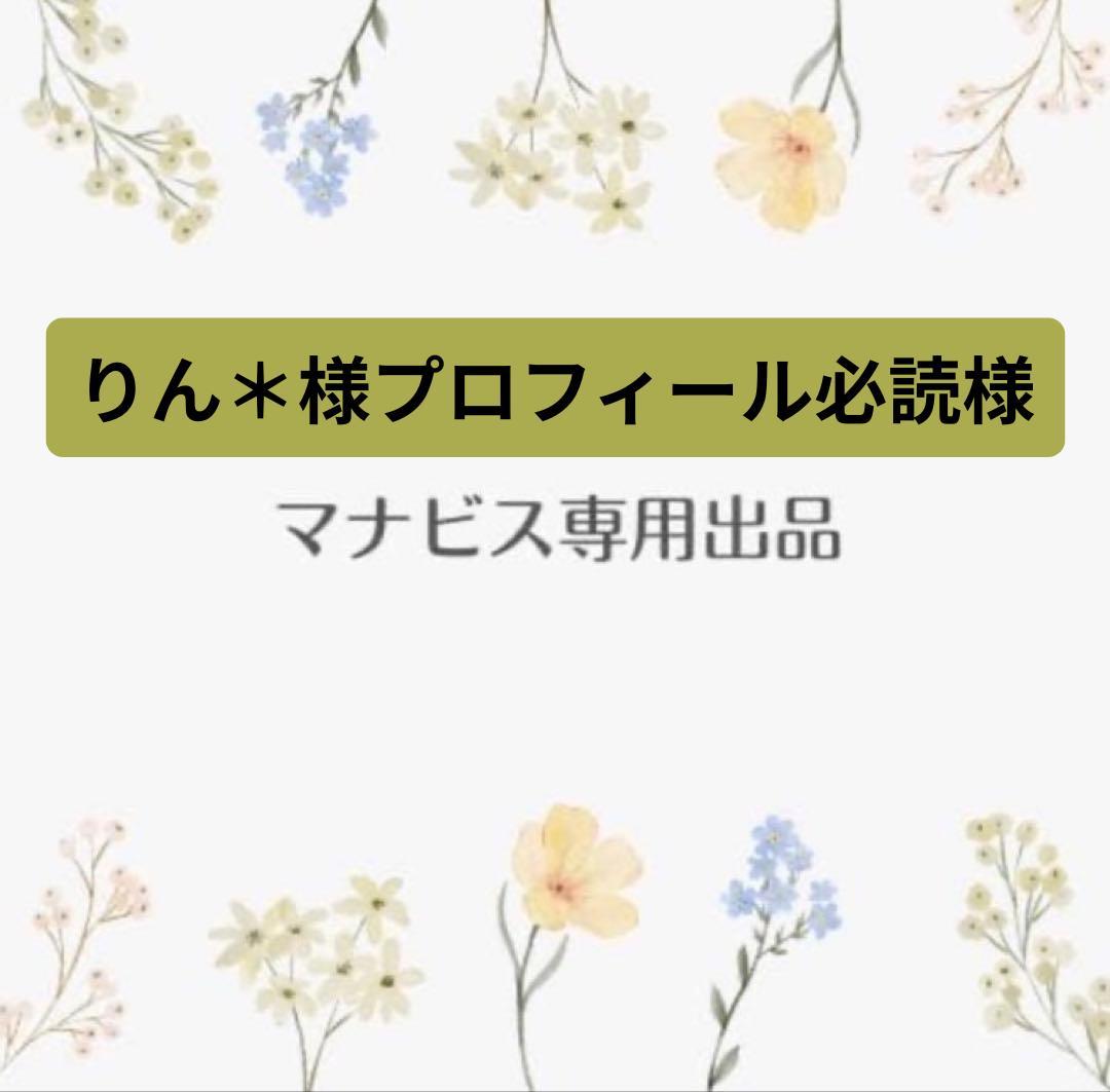 りん＊プロフィール必読　様　マナビス化粧品