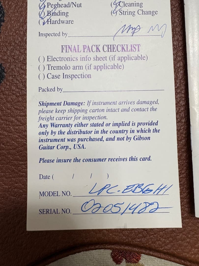 ち*け様 ギブソンレスポールカスタム