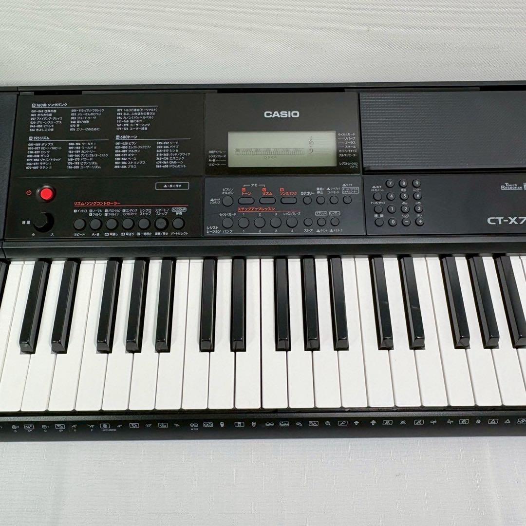 カシオ 電子キーボード Casiotone CT-X700 61鍵盤 ブラック