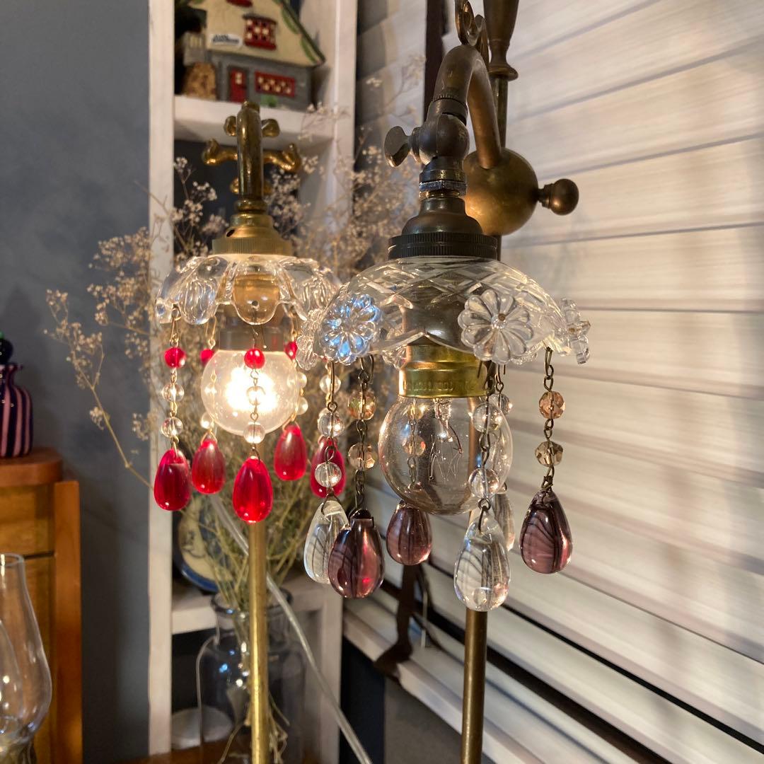 （専用ご予約）　ミニシャンデリア　フランスアンティーク　3点