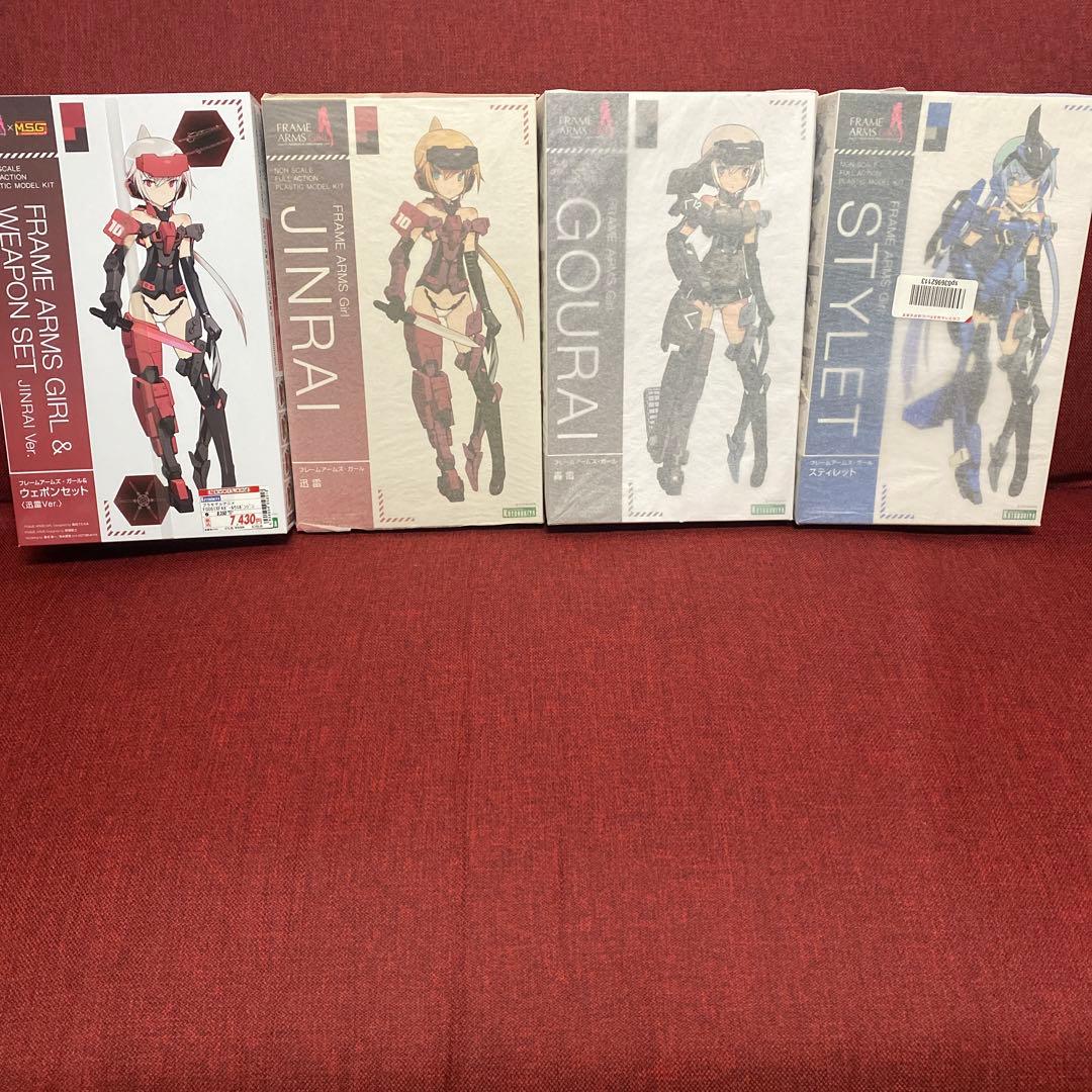 コトブキヤ　フレームアームズガール　迅雷　轟雷 スティレット　迅雷ウェボセット