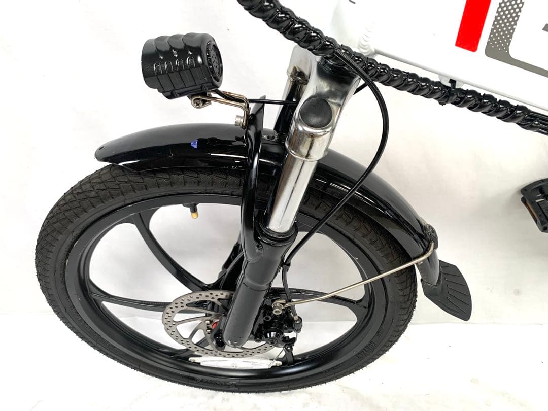 【即乘】送料無料 SAMEBIKEディスク式MTB折り畳み電動自転車 動作確認済