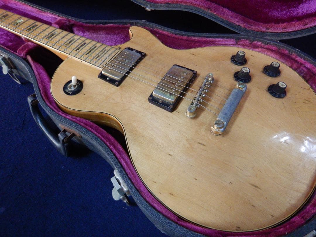 エレキギター ナチュラル ハードケース付き