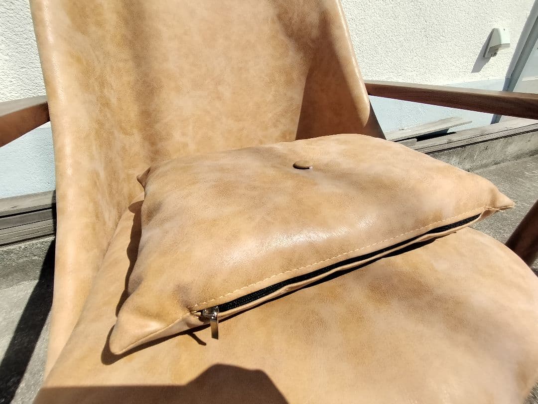 美品 NOCE (ノーチェ) アームソファ キャメルブラウン UC01