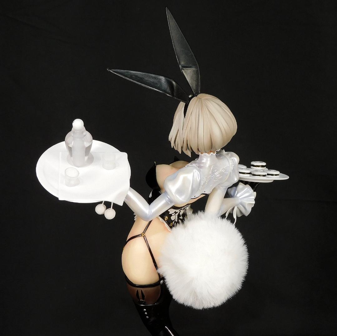 ニーアオートマタ　バニー 2B　頭部２種　1/4　フィギュア 専用箱　海外限定