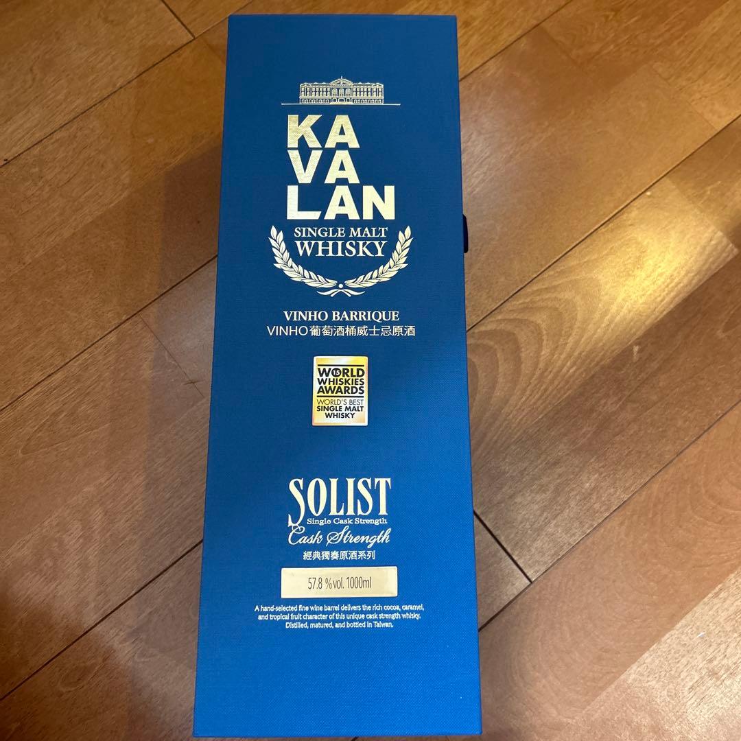 ウイスキー KAVALAN VINHO BARIQUE 1000ml 57.8%