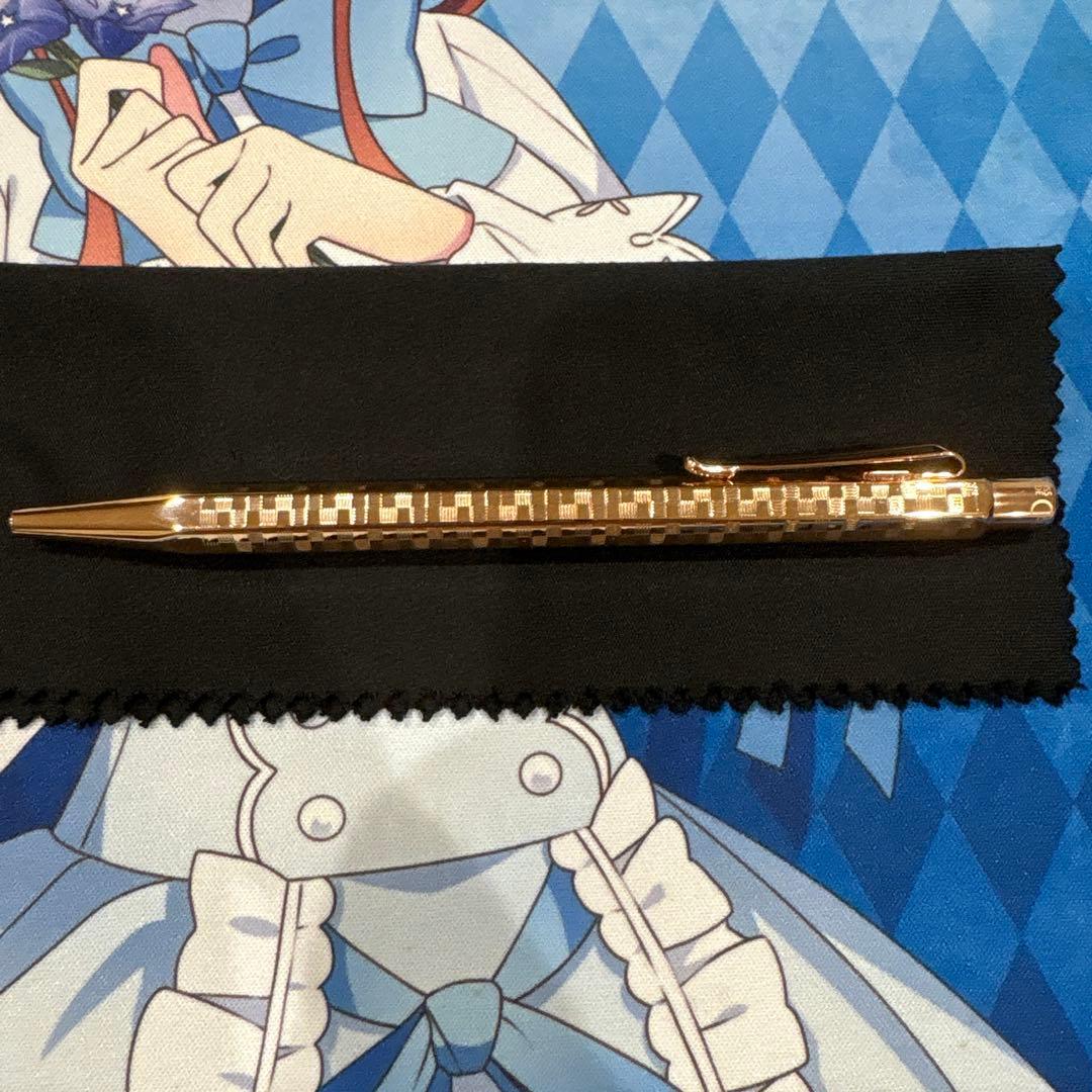 CARAN D'ACHE ボールペン エクリドール ダミエローズゴールド