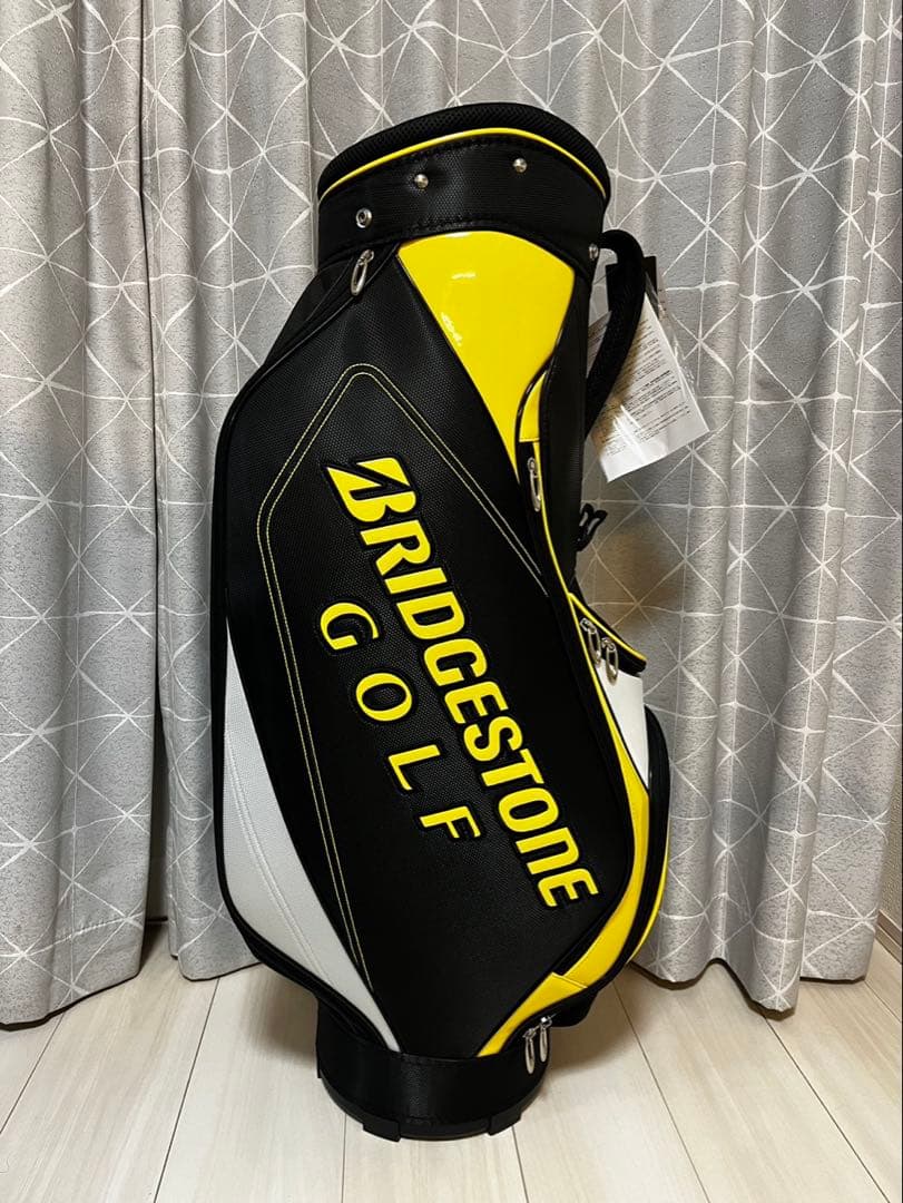 BRIDGESTONE GOLF ブラック/イエロー ゴルフバッグ