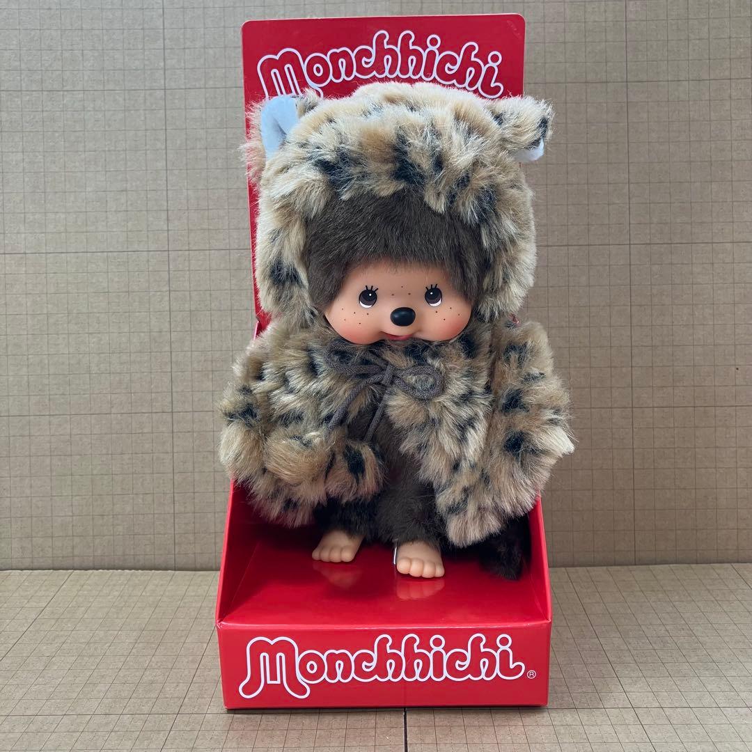 海外限定 アニマル モンチッチ レオパード ケープ 豹柄 新品未使用