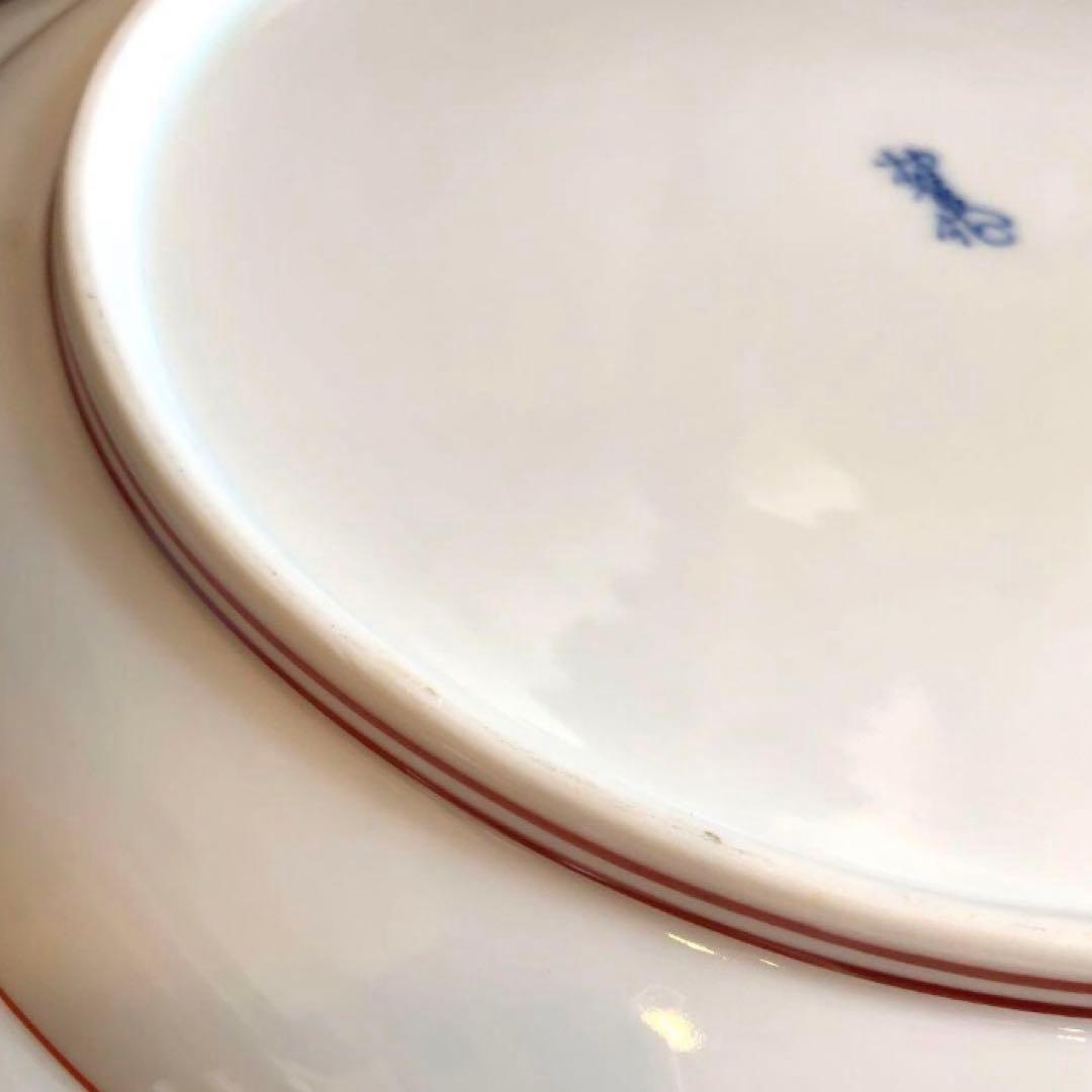 【木箱付き】 柿右衛門 色絵竹梅鶉　十角皿