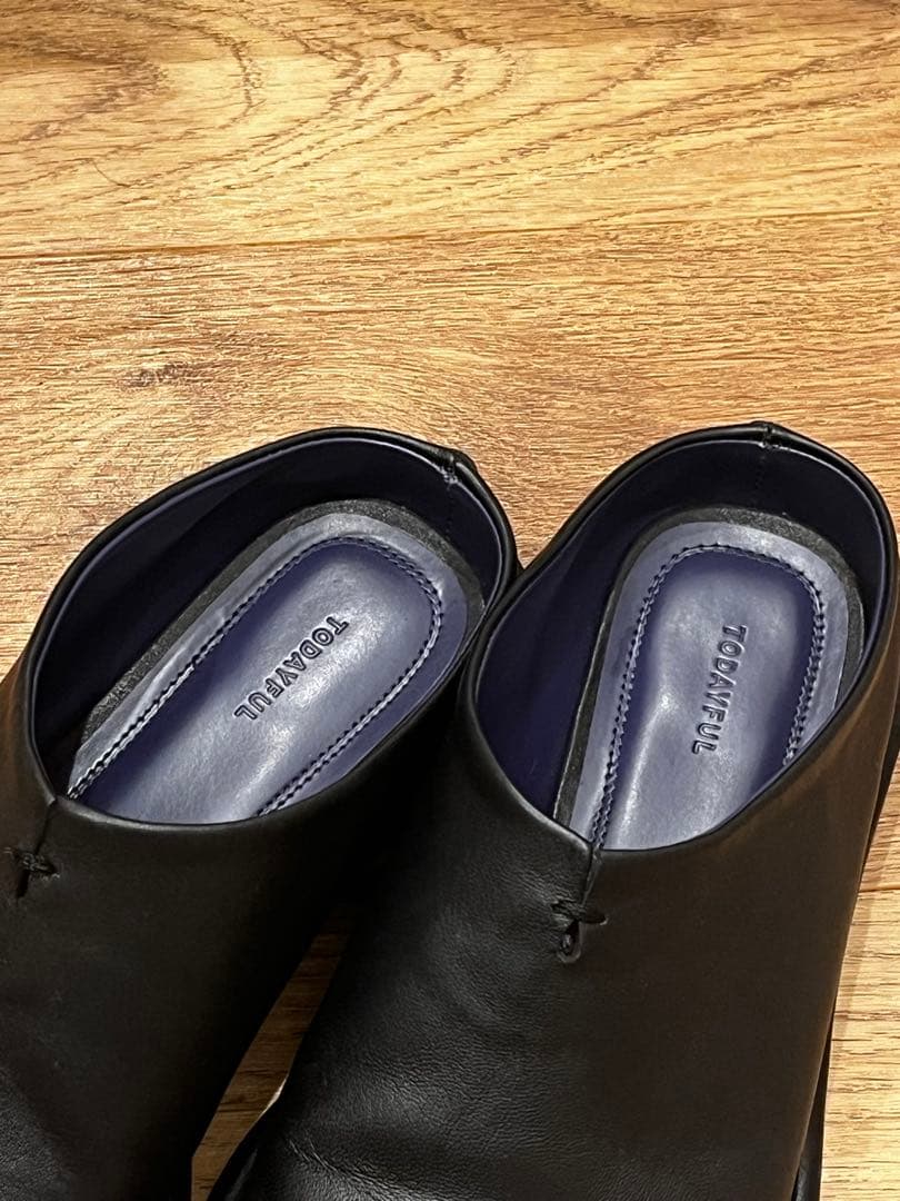 靴 Slide Leather Shoes 38