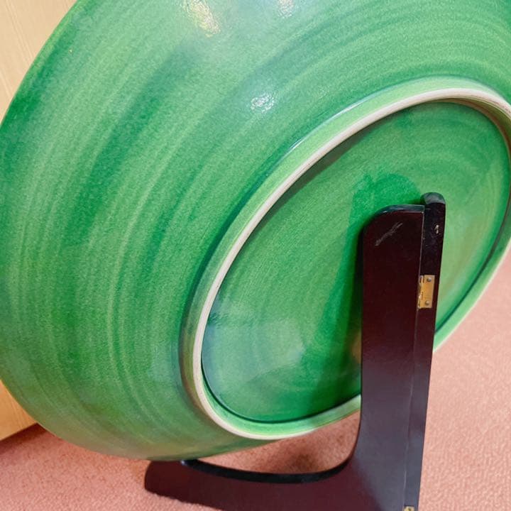 琥山窯 飾皿 金箔押し 有田焼 伝統工芸品