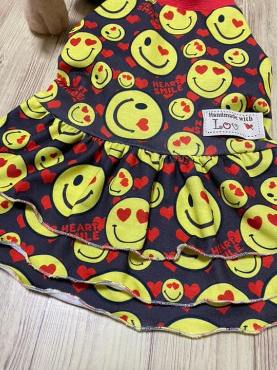 犬服 ワンピース(M)  ꒡̈⃝Lily꒡̈⃝ハンドメイド