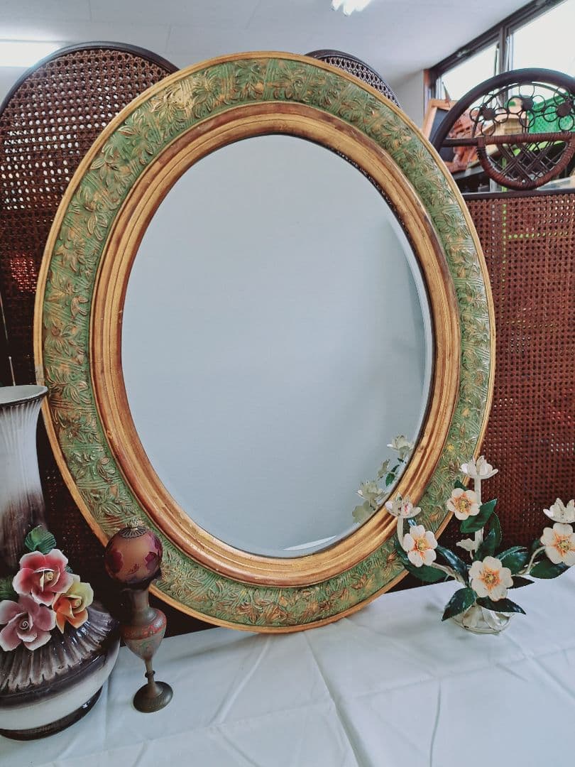 ♡木製アンティークミラー♡