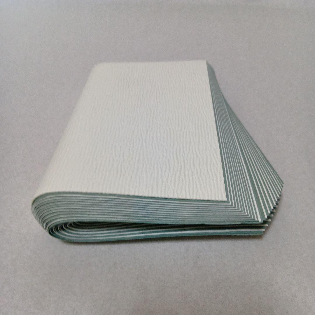 茶道具　御釜敷紙　浅黄