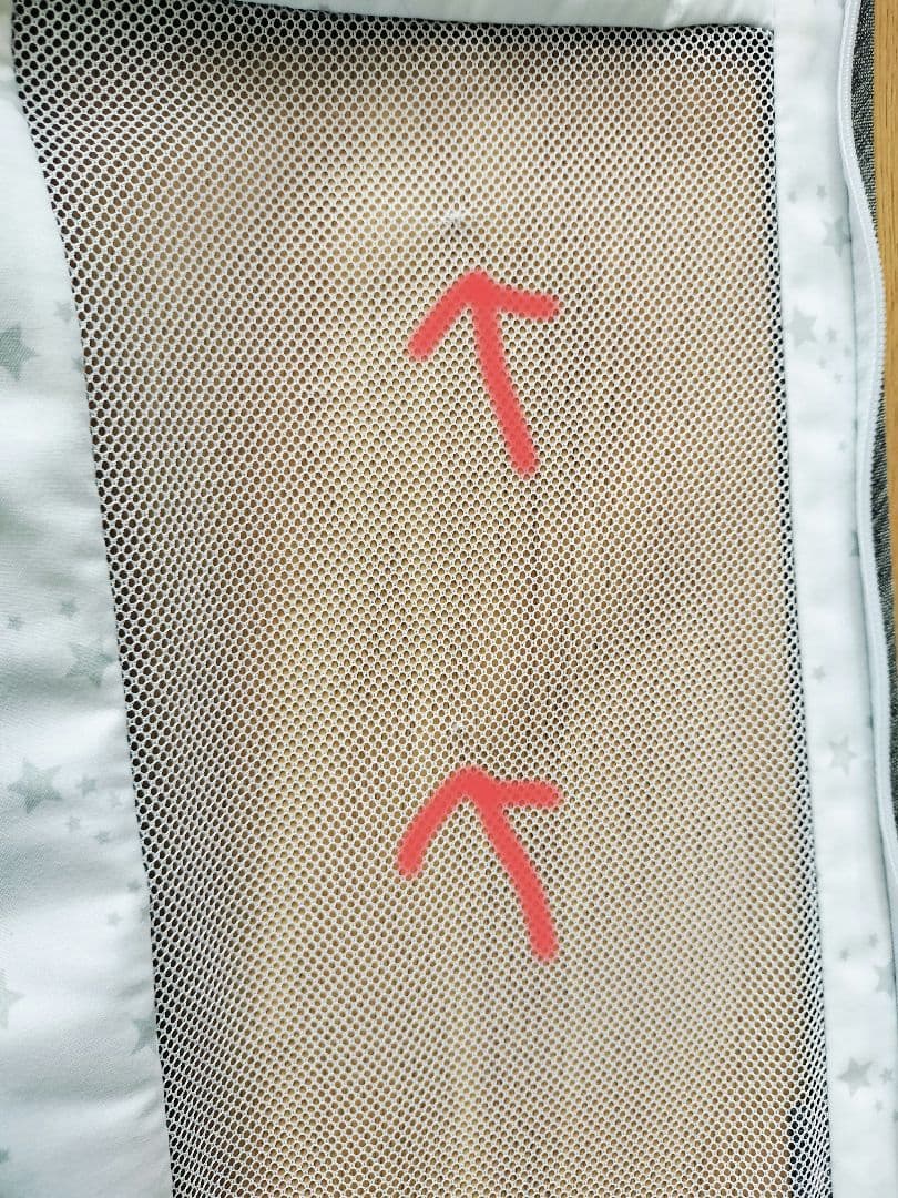 HZDMJ ベビーベッド 折りたたみ グレー 持ち運び可能