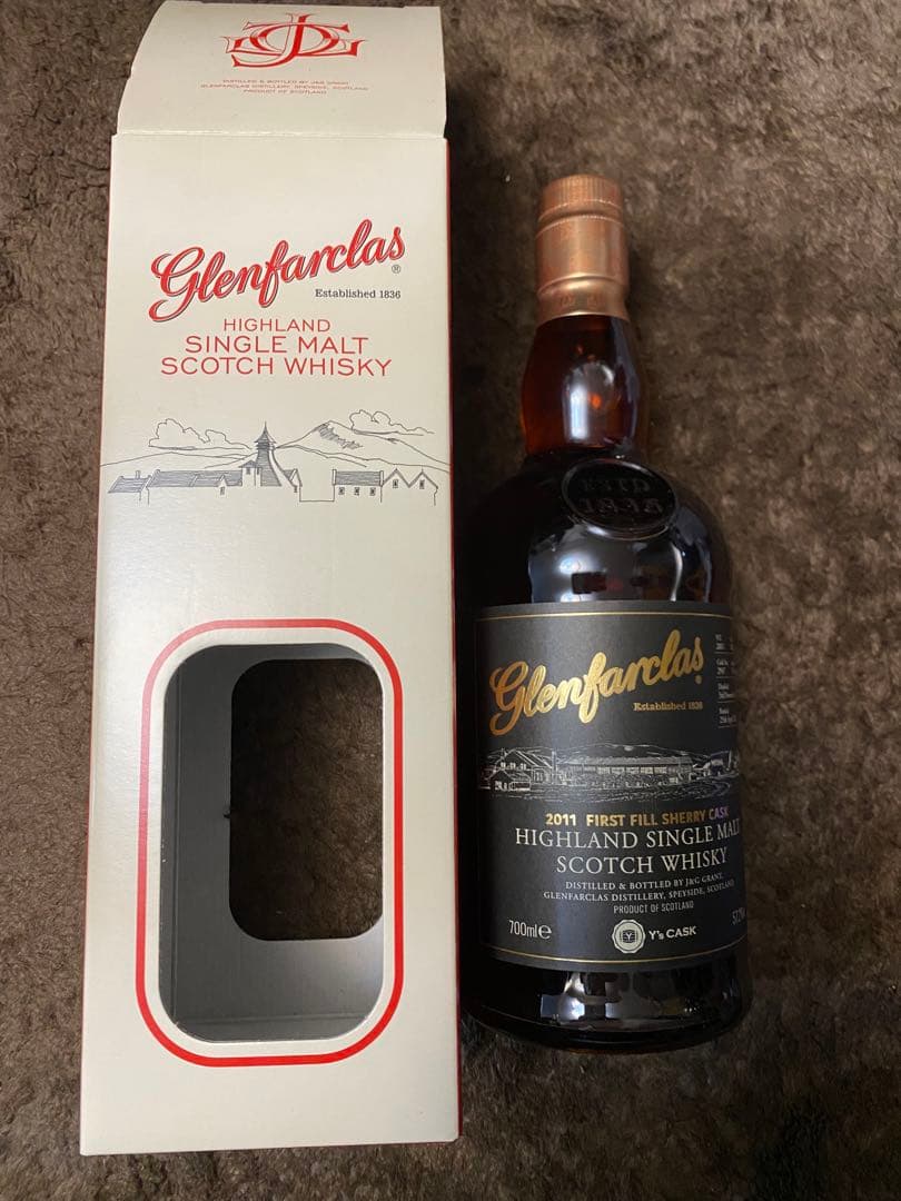 グレンファークラス11年2011 1stフィル シェリーホグスヘッドY'sカスク