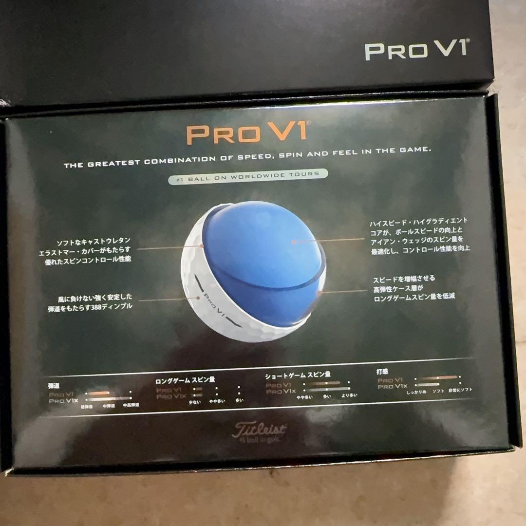 2025 TITLEISTタイトリストPROV1プロV1ダブルナンバー （4箱)