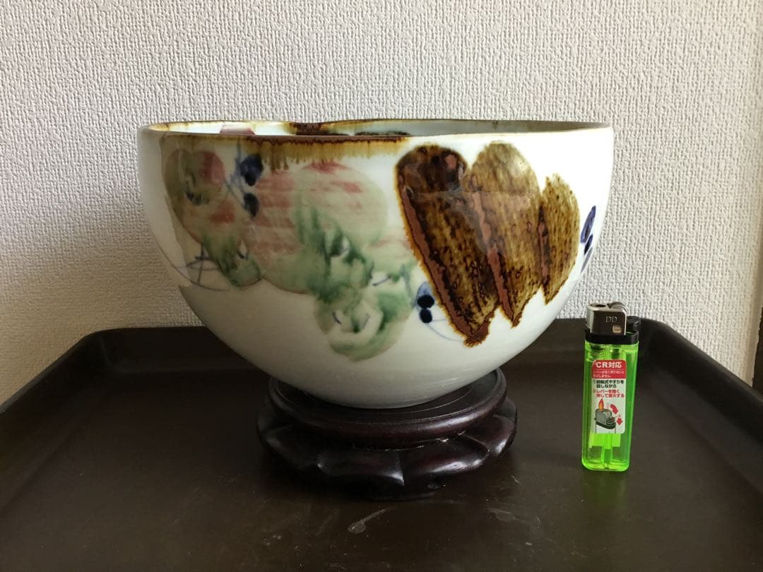 ★未使用　景徳鎮　有名作家物　大鉢★