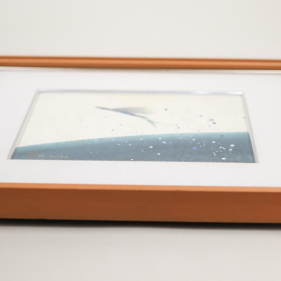 平子真理 黒潮 肉筆 額装 タトウ付