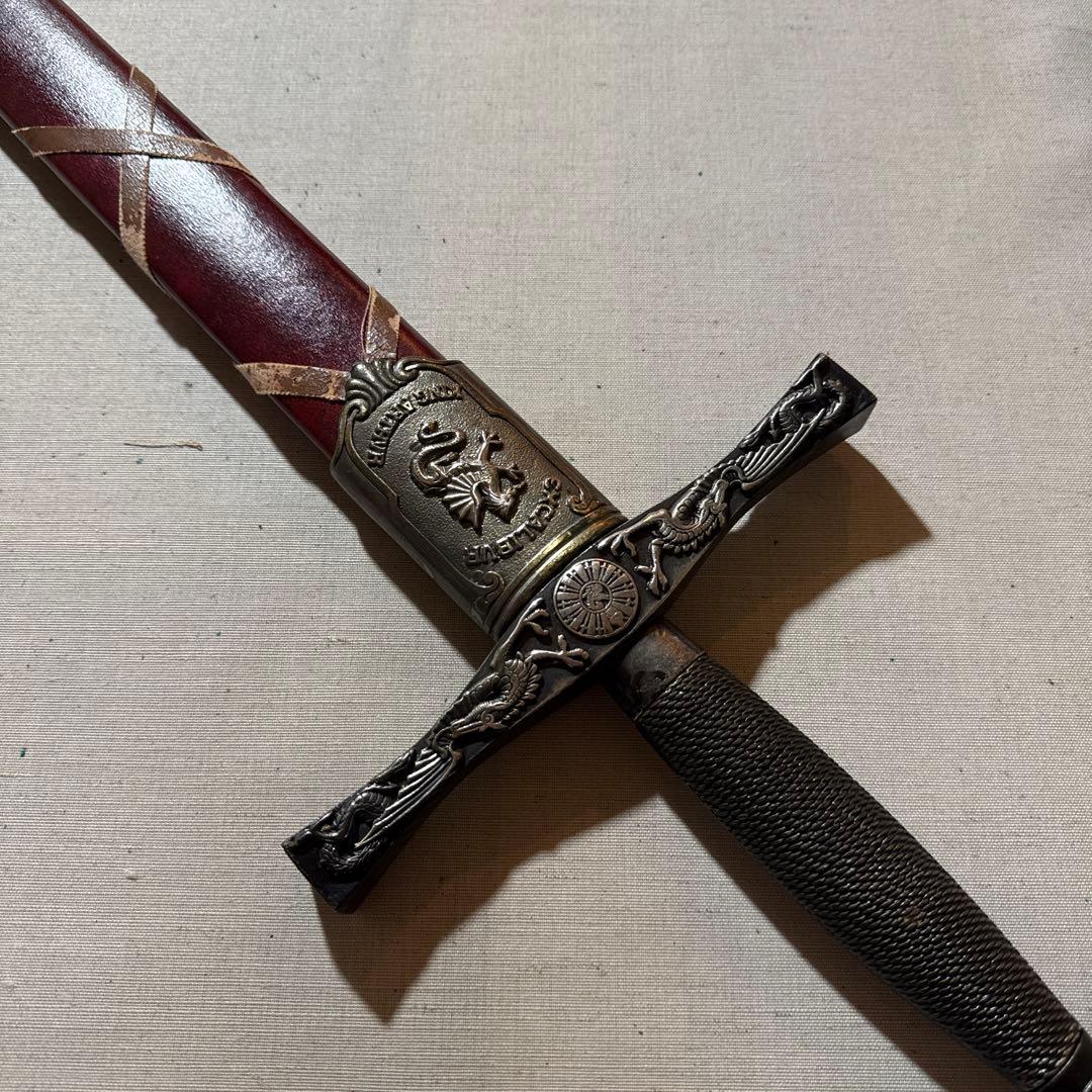 デニックス 模造刀 アーサー王エクスカリバー 西洋剣 サーベル コスプレ 金属製