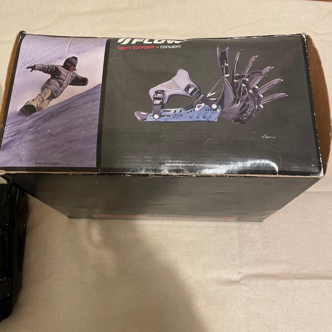 メンズ　FLOWスノーボードビンディング ブラックLサイズ